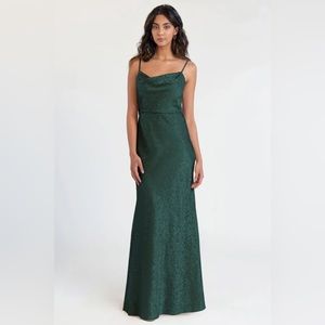 Jenny Yoo Dahlia Gemma Satin Burnout Gown Size 2